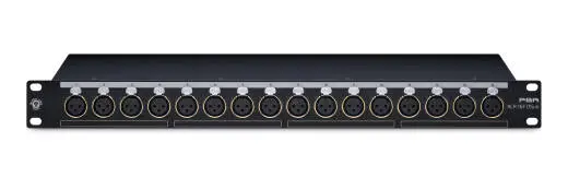 PBR XLR 16F Dsub 16-Point Gold-Plated Female XLR/DB25 Patchbay