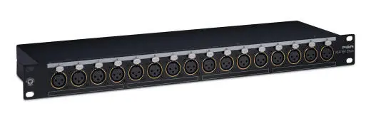 PBR XLR 16F Dsub 16-Point Gold-Plated Female XLR/DB25 Patchbay