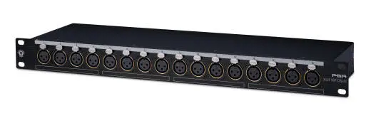 PBR XLR 16F Dsub 16-Point Gold-Plated Female XLR/DB25 Patchbay