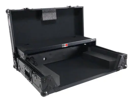 ATA Flight Style Road Case for Mixon 8 Pro with Laptop Shelf and LED Black Finish