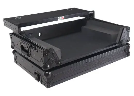 ProX - ATA Flight Style Road Case for Mixon 8 Pro with Laptop Shelf and LED Black Finish