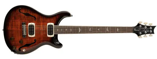PRS Guitars - SE Ed Sheeran Hollowbody I Piezo Baritone Electric Guitar with Gigbag - Orange Tiger Smokeburst