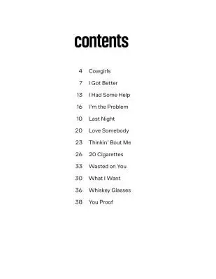 Best of Morgan Wallen  - Guitar/Lyrics - Book