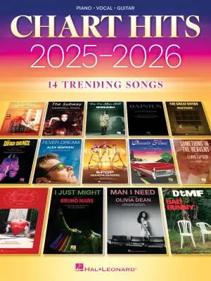 Hal Leonard - Chart Hits 2025-2026 - Piano/Vocal/Guitar - Book