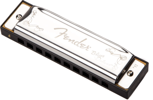 Blues Deluxe Harmonica - Key F