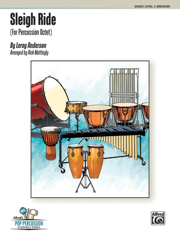 Sleigh Ride - Anderson/Mattingly - Percussion Octet - Gr. 3