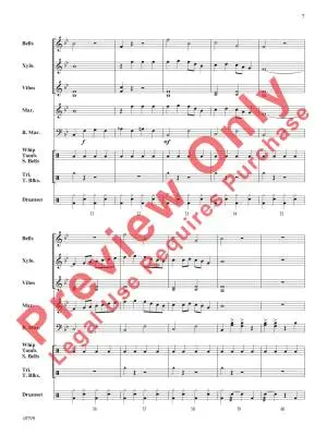 Sleigh Ride - Anderson/Mattingly - Percussion Octet - Gr. 3