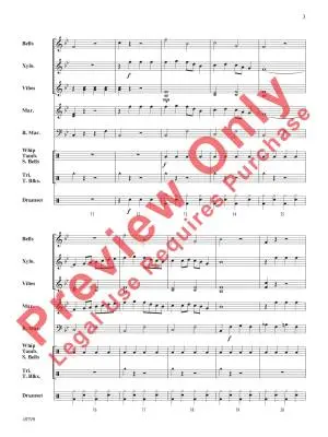 Sleigh Ride - Anderson/Mattingly - Percussion Octet - Gr. 3