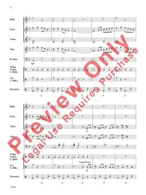 Sleigh Ride - Anderson/Mattingly - Percussion Octet - Gr. 3