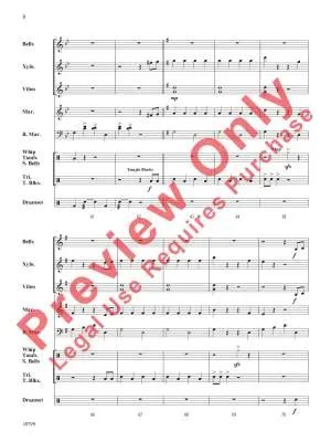 Sleigh Ride - Anderson/Mattingly - Percussion Octet - Gr. 3
