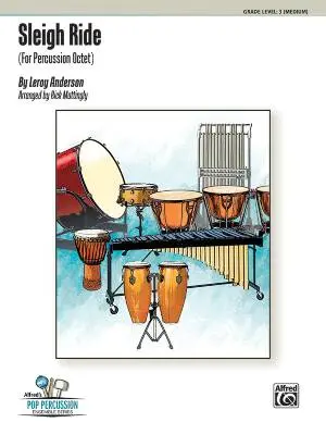 Alfred Publishing - Sleigh Ride - Anderson/Mattingly - Percussion Octet - Gr. 3