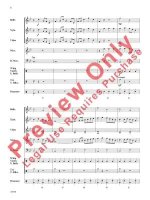 Sleigh Ride - Anderson/Mattingly - Percussion Octet - Gr. 3