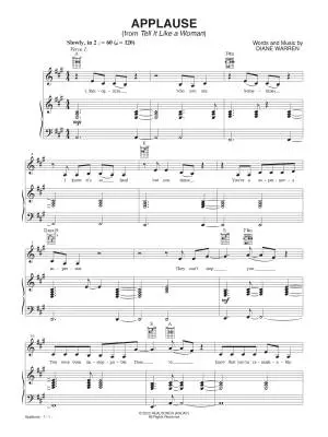 Applause - Warren - Piano/Vocal/Guitar - Sheet