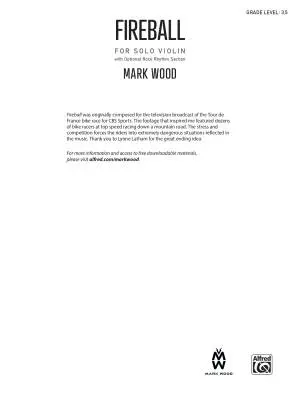 Fireball - Wood - Violin - Sheet
