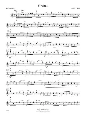 Fireball - Wood - Violin - Sheet