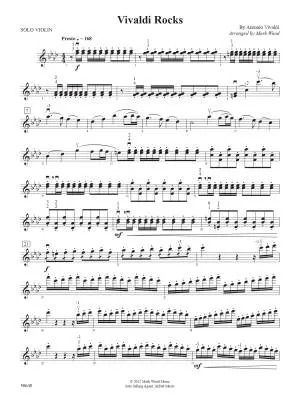 Vivaldi Rocks - Vivaldi/Wood - Violin - Sheet