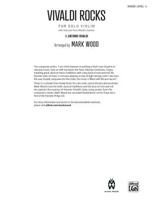 Vivaldi Rocks - Vivaldi/Wood - Violin - Sheet