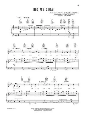 In the Heights - Miranda - Piano/Vocal/Guitar - Book