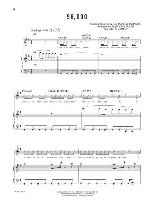 In the Heights - Miranda - Piano/Vocal/Guitar - Book