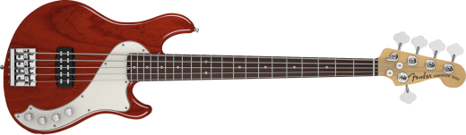 American Deluxe Dimension V Bass - Cayenne Burst