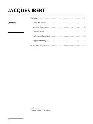 Le Vent dans les Ruines - Ibert - Piano - Sheet