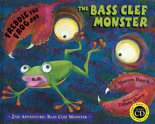Freddie the Frog and the Bass Clef Monster - Harris/Burch - Book/CD