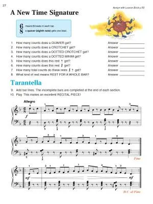 Alfred\'s Basic Graded Piano Course, Theory Book 2 - Piano - Book