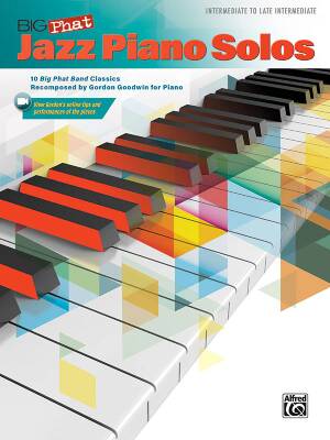 Alfred Publishing - Big Phat Jazz Piano Solos - Goodwin - Book/Video Online