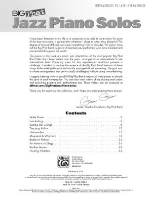 Big Phat Jazz Piano Solos - Goodwin - Book/Video Online
