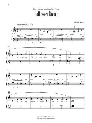 Halloween Dream - Bober - Piano - Sheet