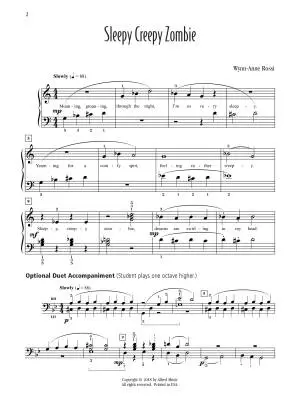 Sleepy Creepy Zombie - Rossi - Piano - Sheet