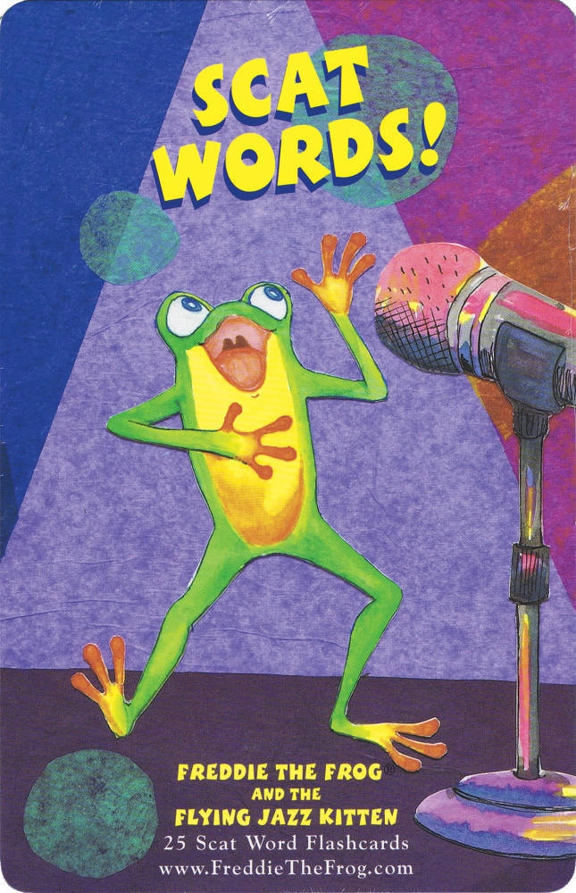 Freddie the Frog and the Flying Jazz Kitten: Scat Word Flash Card Set - Harris/Burch
