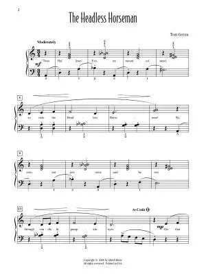 The Headless Horseman - Gerou - Piano - Sheet