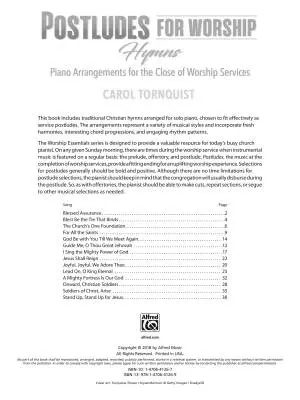 Postludes for Worship: Hymns - Tornquist - Piano - Book