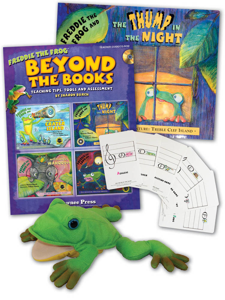 Freddie the Frog Teacher Starter Set (Adventure 1) - Harris/Burch - Books /CD /Flashcards /Hand Puppet