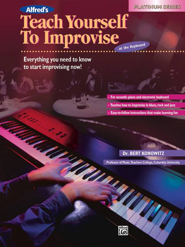 Alfred\'s Teach Yourself to Improvise at the Keyboard - Konowitz - Book