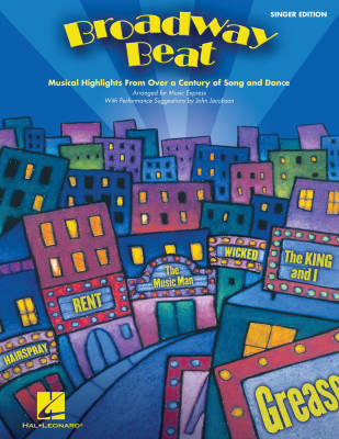 Hal Leonard - Broadway Beat (Collection) - Jacobson - Singer Edition 20 Pak - Books
