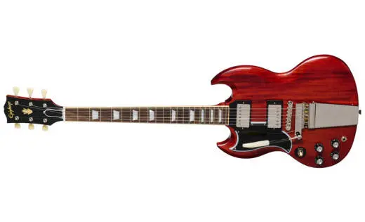Epiphone - 1964 SG Standard Reissue with Maestro Vibrola Electric Guitar - Cherry Red (Left Handed)