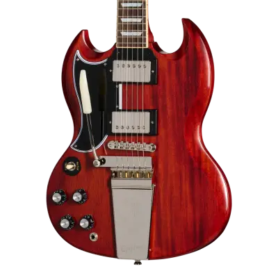1964 SG Standard Reissue with Maestro Vibrola Electric Guitar - Cherry Red (Left Handed)