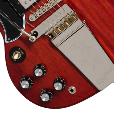 1964 SG Standard Reissue with Maestro Vibrola Electric Guitar - Cherry Red (Left Handed)