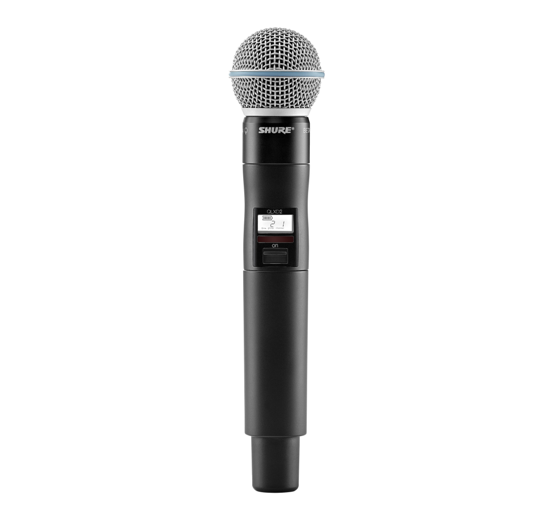 QLXD2/BETA58A Digital Handheld Wireless Microphone Transmitter (H50 Band)