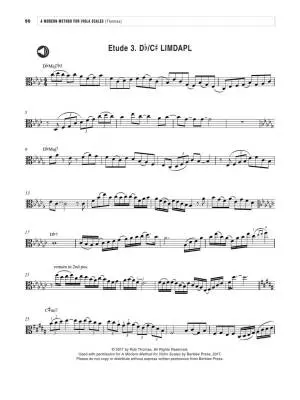 A Modern Method for Viola Scales - Thomas - Book/Audio Online