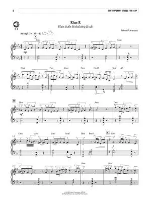 Contemporary Etudes for Harp - Pomeranz - Book/Audio Online