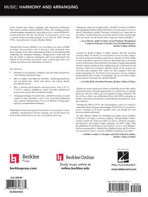 The Berklee Correspondence Course Music: Harmony and Arranging - Book/Media Online