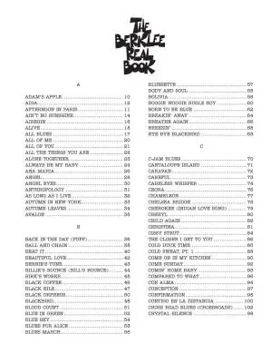 The Berklee Real Book - C Instruments - Fakebook