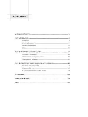 Contemporary Counterpoint Theory & Application - Denisch - Book/Audio Online