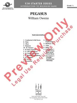 Pegasus - Owens - Concert Band - Gr. 0.5