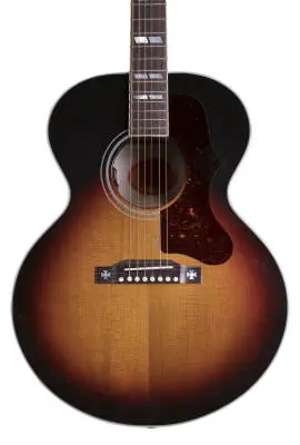 J-185 Acoustic/Electric Guitar with Hardshell Case - Special Triburst