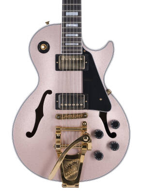 Murphy Lab Light Aged Les Paul Custom Electric Guitar with Hardshell Case - Champagne Sparkle