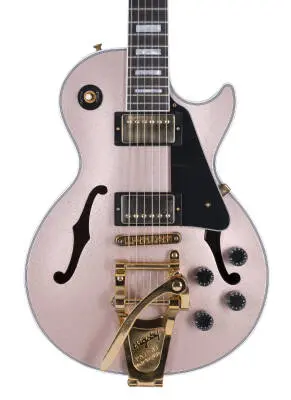 Murphy Lab Light Aged Les Paul Custom Electric Guitar with Hardshell Case - Champagne Sparkle